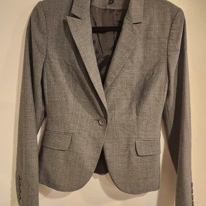 Grey fitted blazer
